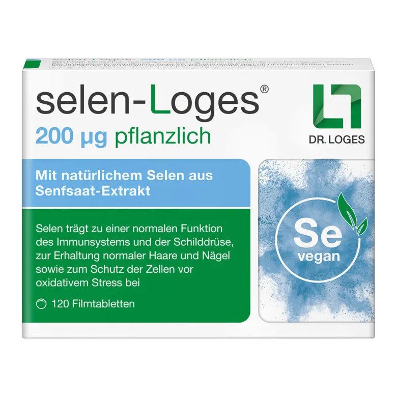Selen-Loges 200 µg pflanzlich Filmtabletten, 120 St