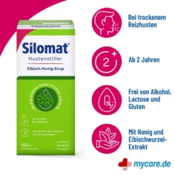 Silomat Hustenstiller Eibisch-Honig-Sirup, 100 ml