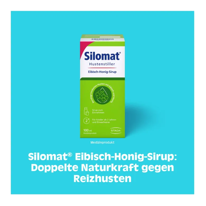 Silomat Hustenstiller Eibisch-Honig-Sirup, 100 ml