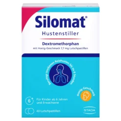 Silomat Hustenstiller 7,7 mg Lutschpastillen Honig, 40 St