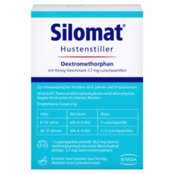 Silomat Hustenstiller 7,7 mg Lutschpastillen Honig, 40 St