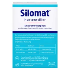 Silomat Hustenstiller 7,7 mg Lutschpastillen Zitrone, 40 St