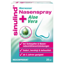 Sinulind Meerwasser Nasenspray + Aloe Vera, 20 ml
