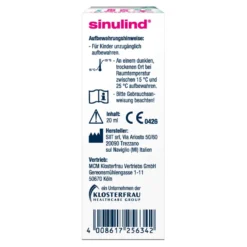 Sinulind Meerwasser Nasenspray + Aloe Vera, 20 ml