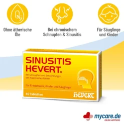 Sinusitis Hevert Tabletten, 40 St