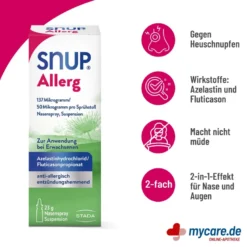 Snup Allerg Nasenspray bei Heuschnupfen und Pollenallergie, 23 g