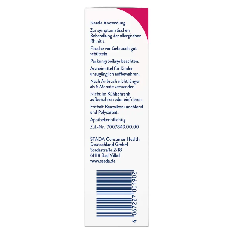 Snup Allerg Nasenspray bei Heuschnupfen und Pollenallergie, 23 g