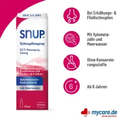 Snup Schnupfenspray 0,1% Nasenspray, 15 ml