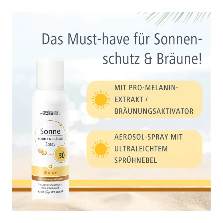 Sonne Schutz & Bräune LSF 30 Aerosol-Spray, 150 ml