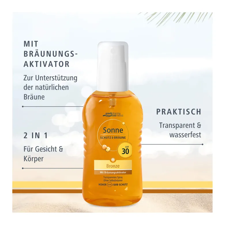 Sonne Schutz & Bräune LSF 30 Pumpspray, 200 ml