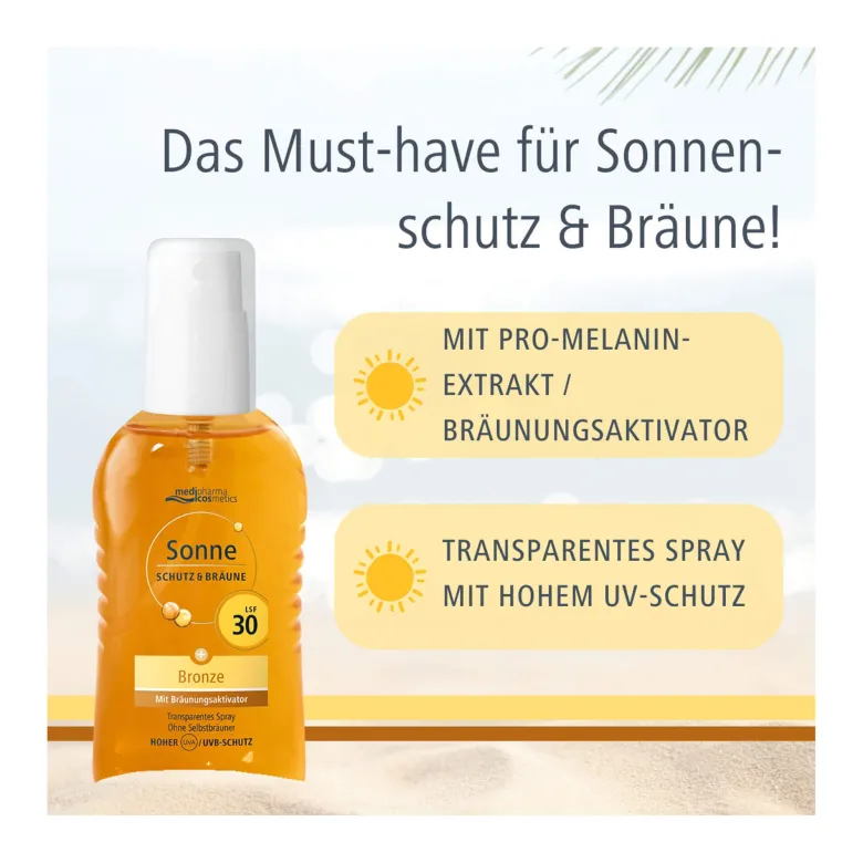 Sonne Schutz & Bräune LSF 30 Pumpspray, 200 ml