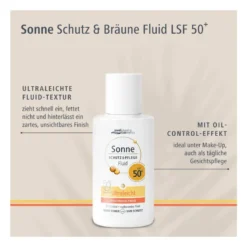 Sonne Schutz & Pflege Fluid LSF50+ Gesicht, 50 ml