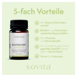 Sovita Blutzucker Kapseln, 120 St