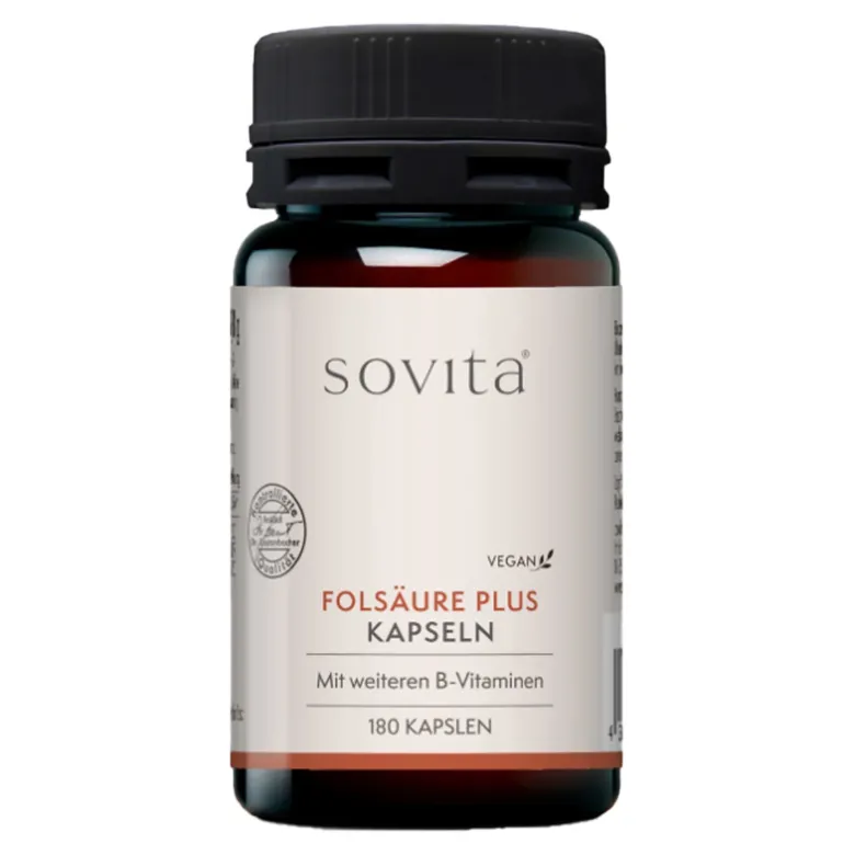 Sovita Folsäure plus Kapseln, 180 St