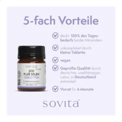 Sovita Jod plus Selen Tabletten, 180 St
