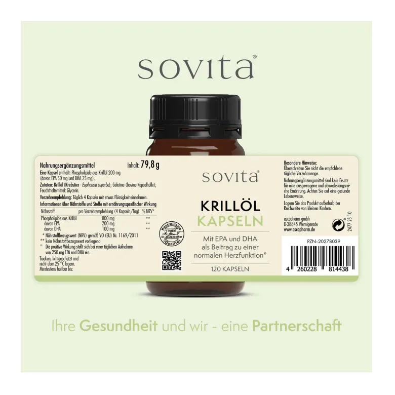 Sovita Krillöl Kapseln, 120 St