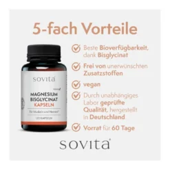 Sovita Magnesium Bisglycinat Kapseln, 120 St