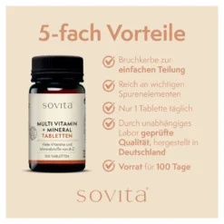 Sovita Multi Vitamin+Mineral Tabletten, 100 St