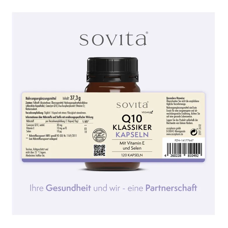 Sovita Q10 Klassiker Kapseln, 120 St