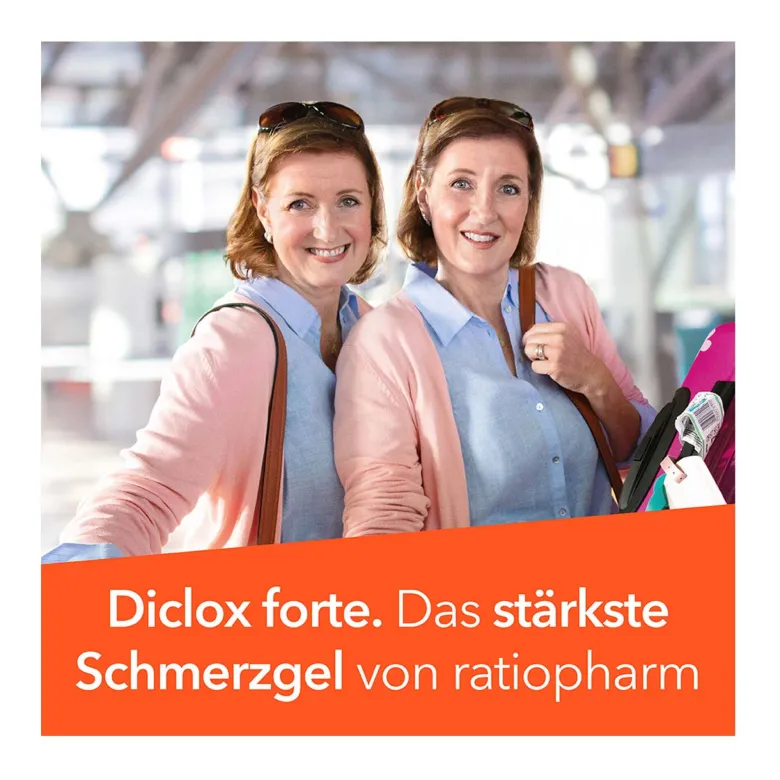 Spar-Set: Diclox forte - Schmerzgel 2 %, mit Diclofenac, 2x150 g