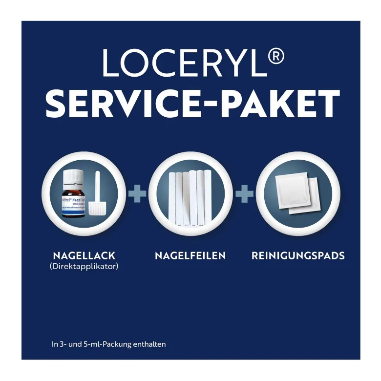 Spar-Set: Loceryl Nagellack, 2x3 ml