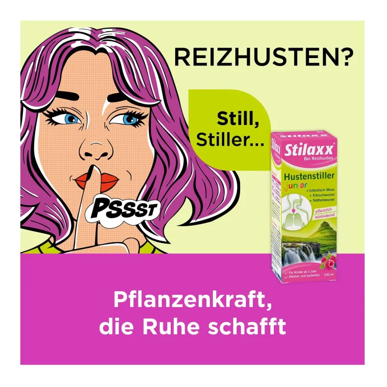Stilaxx Hustenstiller Isländisch Moos junior, 100 ml