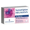 Sumatriptan Heumann bei Migräne 50 mg Filmtabletten, 2 St