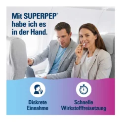 Superpep Reise Kaugummi-Dragées 20 mg, 10 St