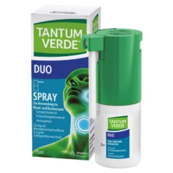 Tantum Verde Duo 1,5 mg/ml + 5 mg/ml Spray, 15 ml