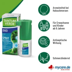 Tantum Verde Duo 1,5 mg/ml + 5 mg/ml Spray, 15 ml