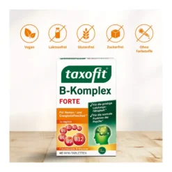 Taxofit B-Komplex + Folsäure Mini Tabletten, 40 St