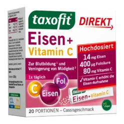 Taxofit Eisen+Vitamin C Direkt-Granulat, 20 St