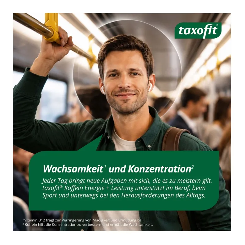 Taxofit Koffein + B12 Energie Direktgranulat, 10 St