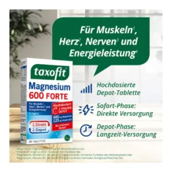 Taxofit Magnesium 600 Forte Depot Tabletten, 30 St