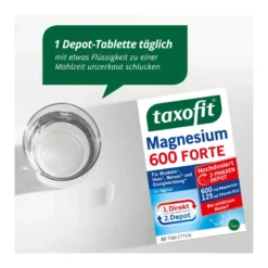 Taxofit Magnesium 600 Forte Depot Tabletten, 30 St