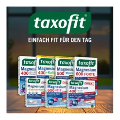 Taxofit Magnesium 500 Nacht + Melatonin Depot-Tabletten, 30 St