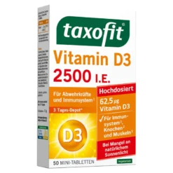 Taxofit Vitamin D3 2500 I.E. Tabletten, 50 St