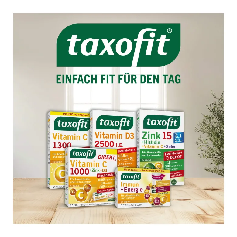 Taxofit Zink 15 + Histidin + Selen Depot-Tabletten, 40 St