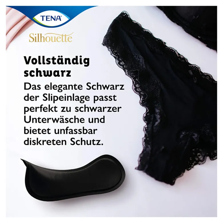 TENA Silhouette Mini Noir Inkontinenz Einlagen, 18 St