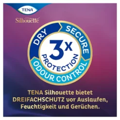TENA Silhouette Normal Noir Inkontinenz Slipeinlage, 26 St