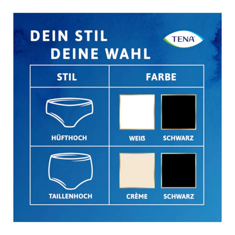 Tena Silhouette Plus Black Inkontinenz Pants M, 12 St