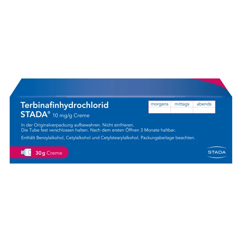Terbinafin Hydrochlorid Stada 10mg/g Creme, 30 g