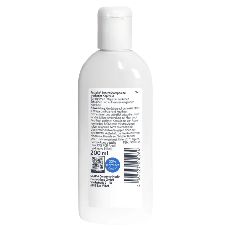 Terzolin Expert Shampoo bei fettiger Kopfhaut, 200 ml
