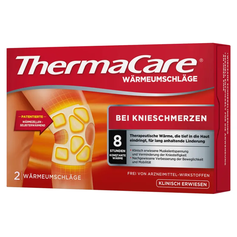ThermaCare Wärmeumschläge bei Knieschmerzen, 2 St