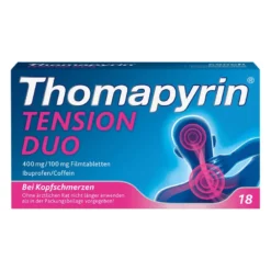 Thomapyrin Tension Duo Kopfschmerztabletten, 18 St