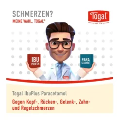 Togal IbuPlus Paracetamol 200 mg/500 mg Filmtabletten, 20 St