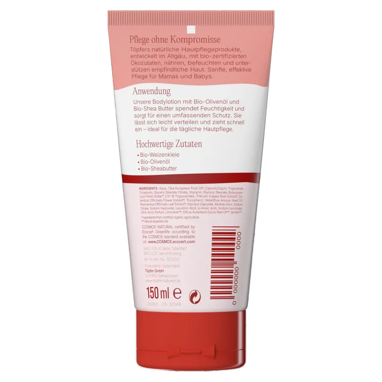 Töpfer Babycare Bodylotion, 150 ml
