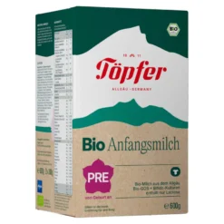 Töpfer Bio Anfangsmilch Pre Pulver, 600 g