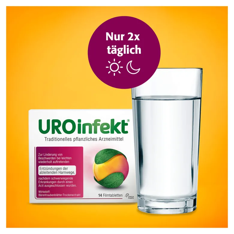 UROinfekt 864 mg Filmtabletten, 14 St