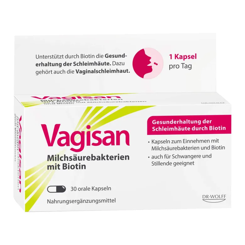 Vagisan Milchsäurebakterien mit Biotin, 30 St